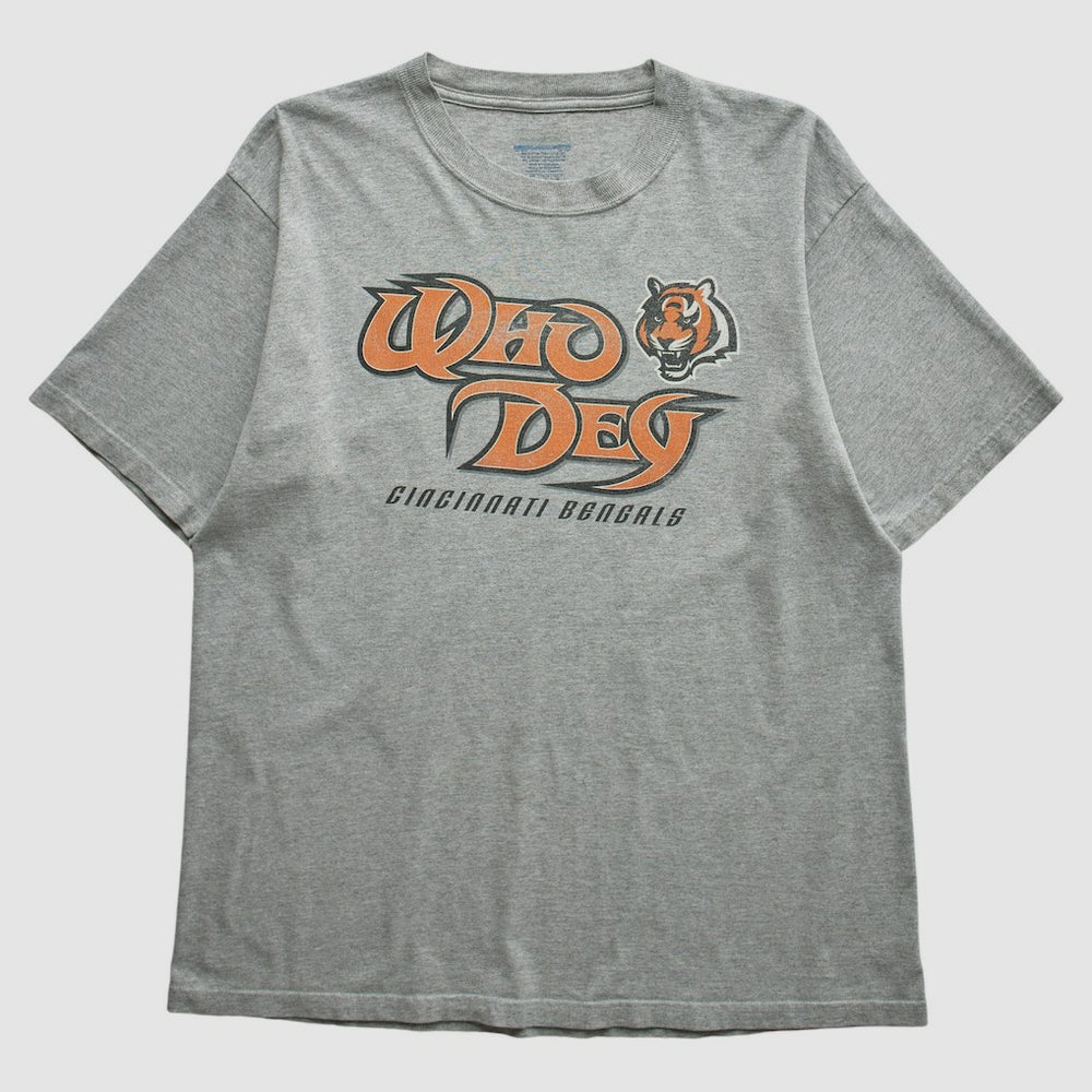 Cincinnati Bengals Reebok 2000s T-shirt - Heather Gray T-shirts