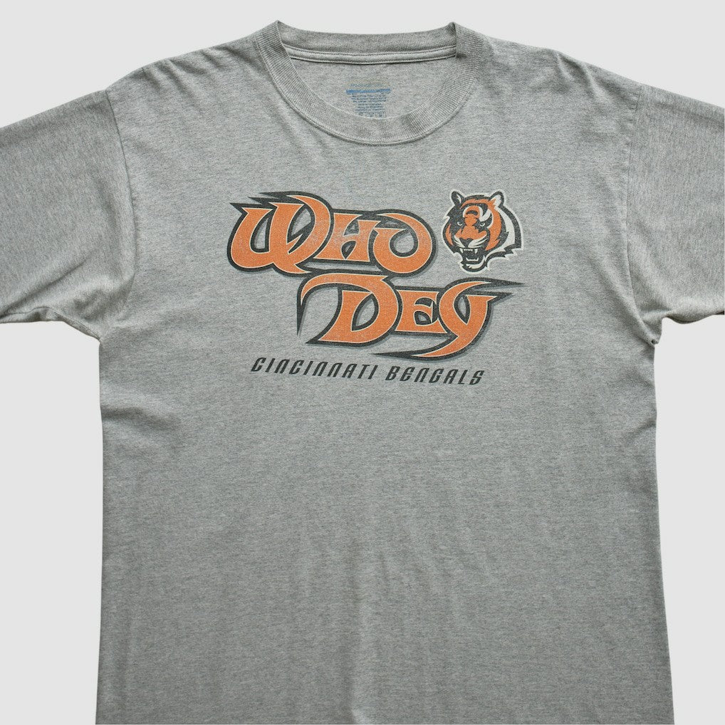 Cincinnati Bengals Reebok 2000s T-shirt - Heather Gray T-shirts