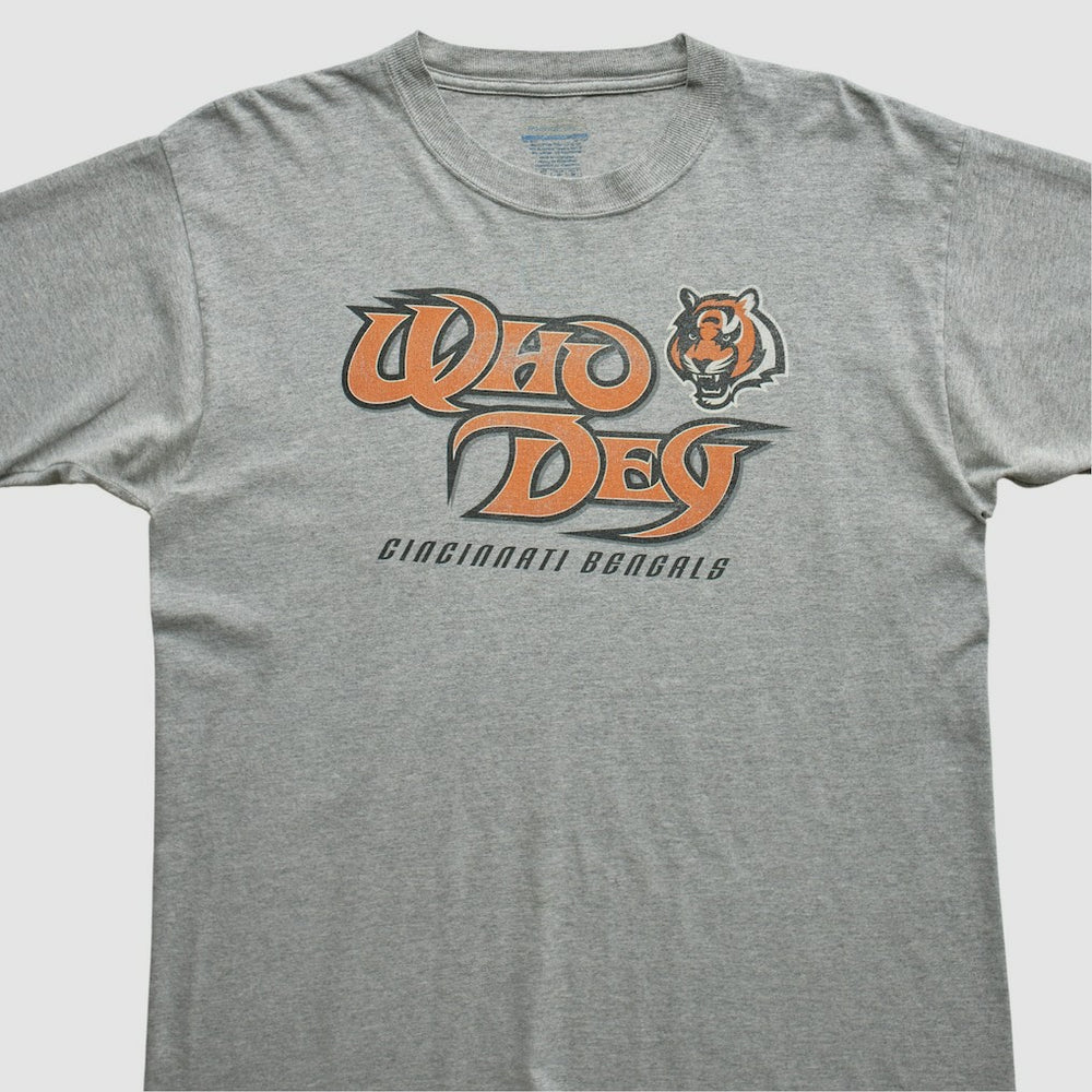 Cincinnati Bengals Reebok 2000s T-shirt - Heather Gray T-shirts