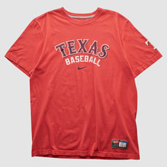 Texas Rangers Nike 2010s T-shirt - Red - Vintage T-shirts