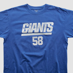 New York Giants Reebok 2000s T-shirt - Blue T-shirts