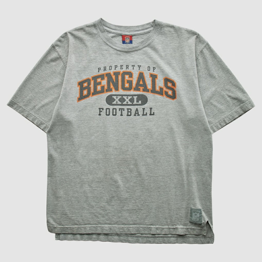 Cincinnati Bengals Reebok 2000s T-shirt - Heather Gray T-shirts
