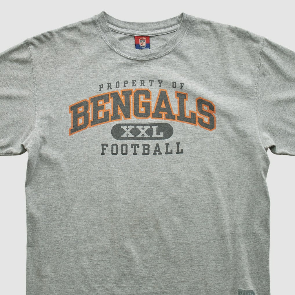 Cincinnati Bengals Reebok 2000s T-shirt - Heather Gray T-shirts
