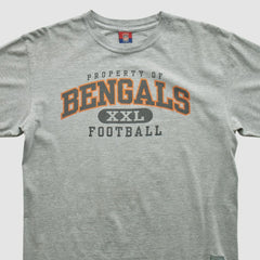 Cincinnati Bengals Reebok 2000s T-shirt - Heather Gray T-shirts