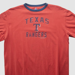 Texas Rangers Majestic 2009 T-shirt - Red - Vintage T-shirts