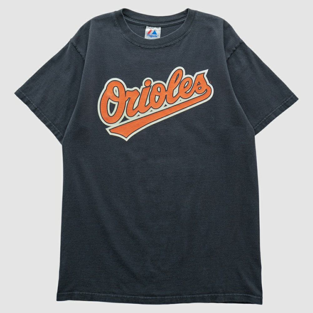 Baltimore Orioles Majestic 2000s T-shirt - Navy - Vintage T-shirts