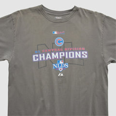 Chicago Cubs Majestic 2008 T-shirt - Charcoal - Vintage T-shirts