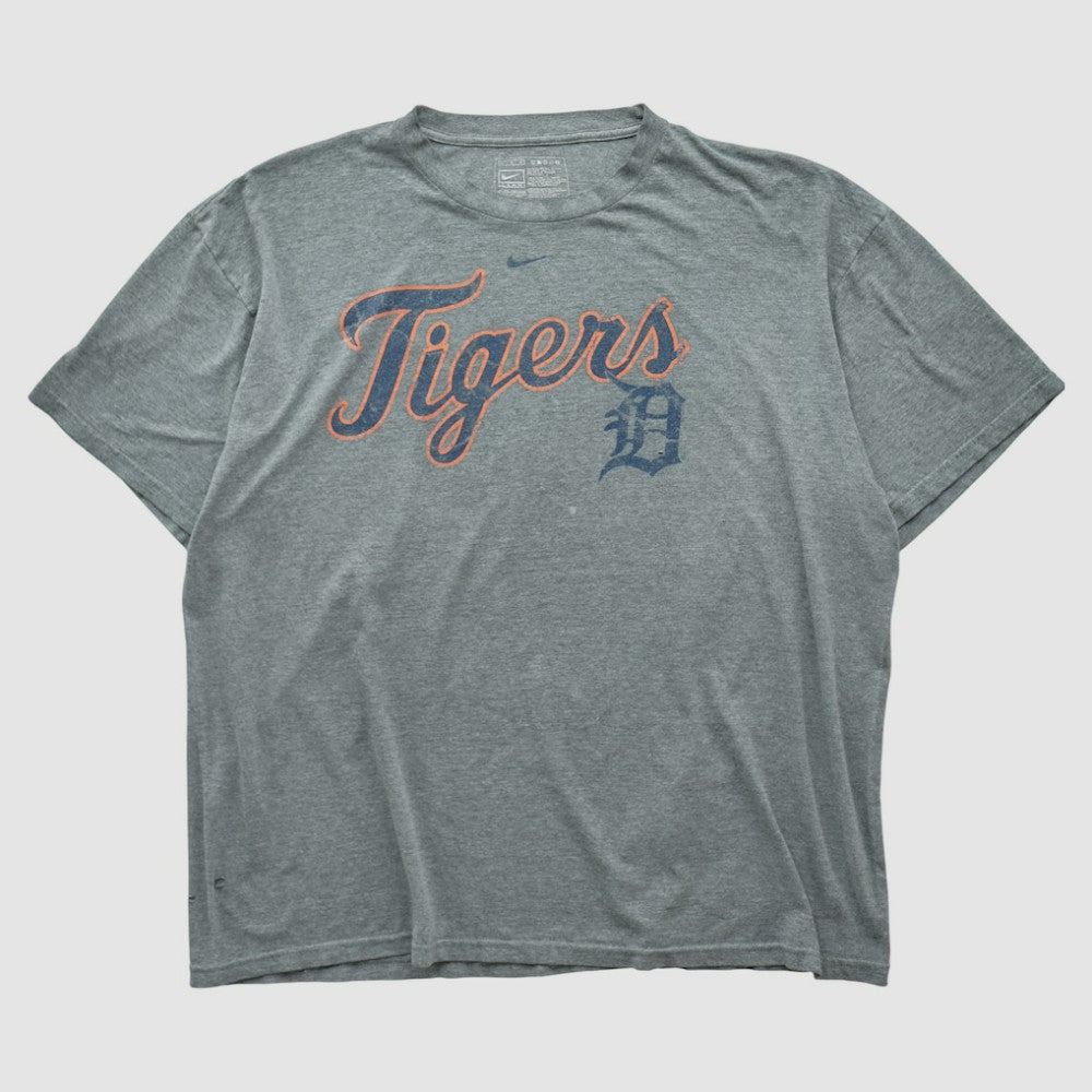 Detroit Tigers Nike 2000s T-shirt - Heather Gray - XVintage T-shirts