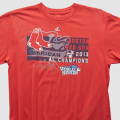 Boston Red Sox Majestic 2013 T-shirt - Red - Vintage T-shirts