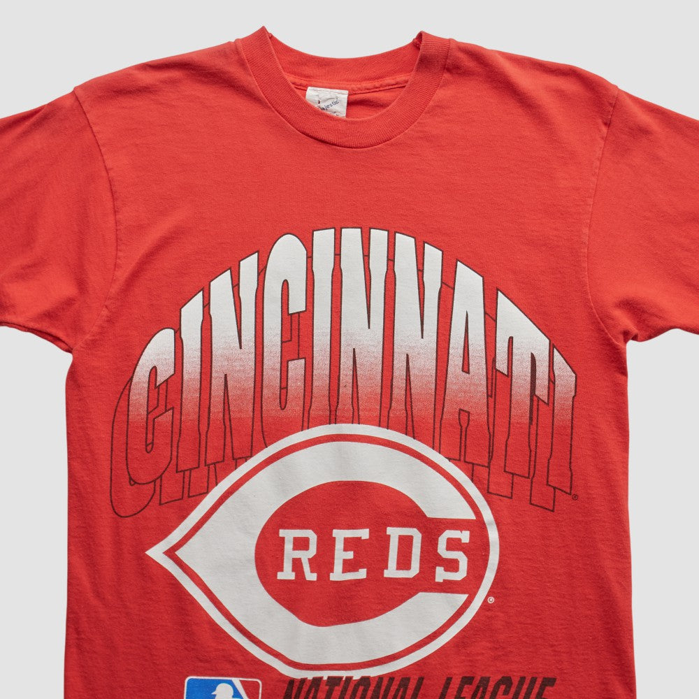 Cincinnati Reds Majestic 90s T-shirt - Red - Vintage T-shirts
