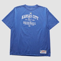 Kansas City Royals Majestic 2000s T-shirt - Blue - 2XVintage T-shirts