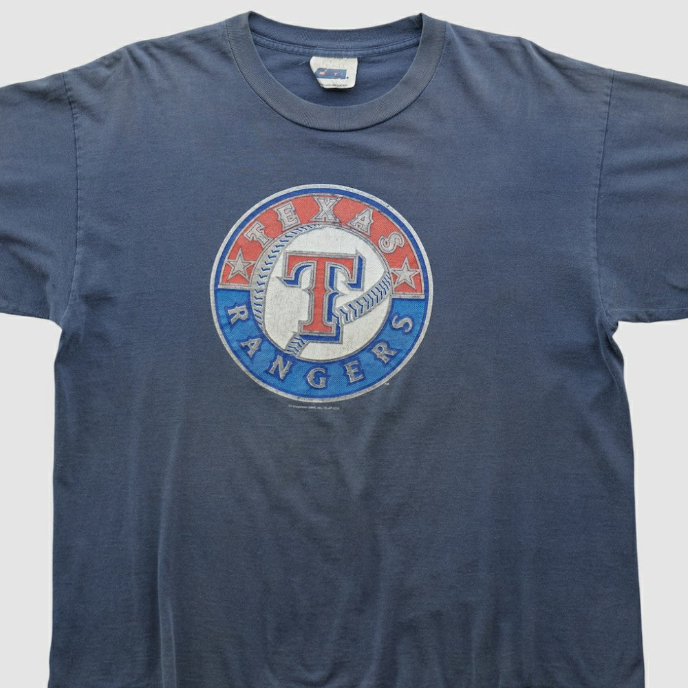 Texas Rangers CSA 2000s T-shirt - Navy - Vintage T-shirts