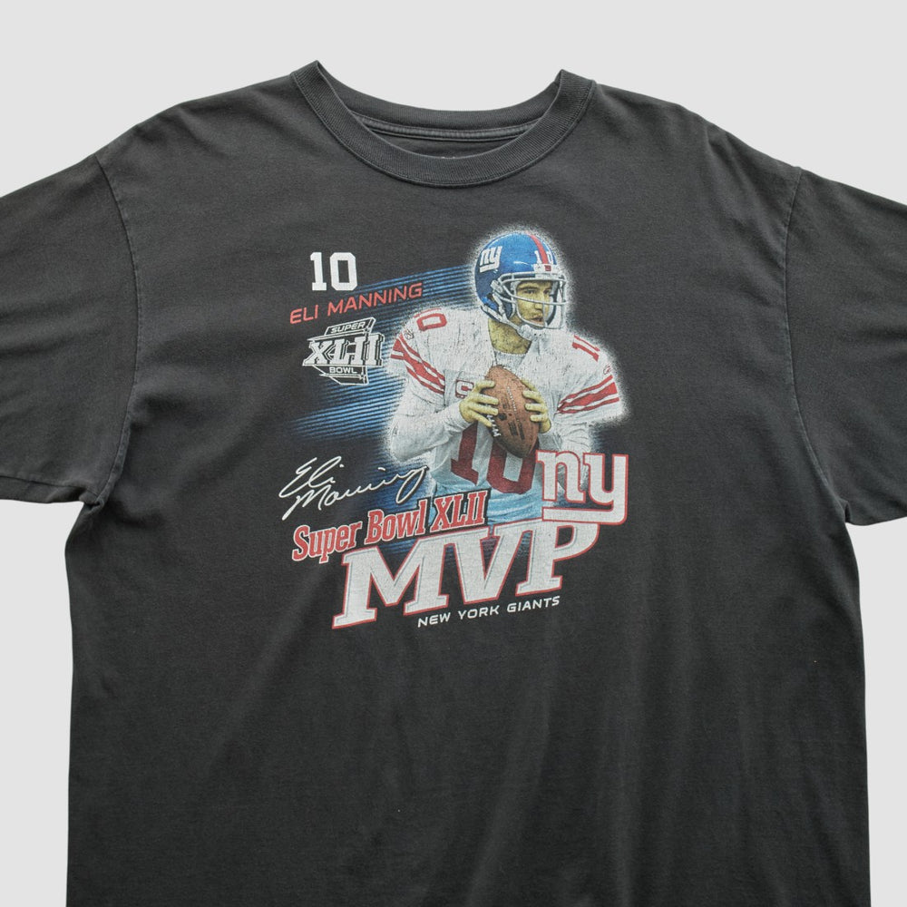 Superbowl XLII MVP Reebok 2008 T-shirt - Black T-shirts