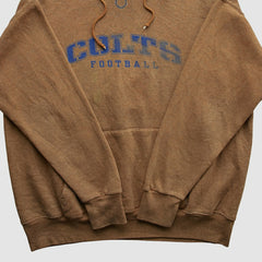 Indianapolis Colts NFL 2000s Hooded Pullover Sweatshirt - Brown Pullover