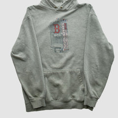 Boston Red Sox 2013 Hooded Pullover Sweatshirt - Heather Gray - XVintage Pullover