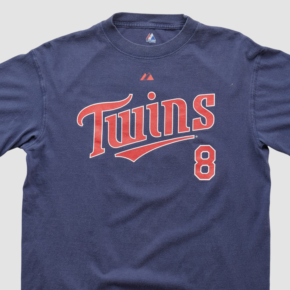 Minnesota Twins Majestic 2000s T-shirt - Navy - Vintage T-shirts