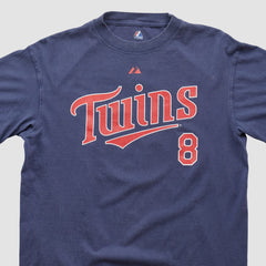 Minnesota Twins Majestic 2000s T-shirt - Navy - Vintage T-shirts