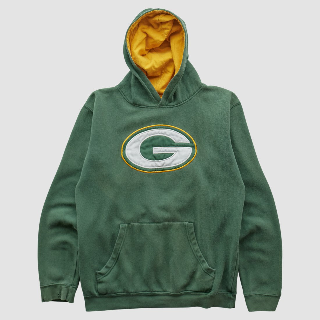 Green Bay Packers NFL 2000s Hooded Pullover Sweatshirt - Green Pullover