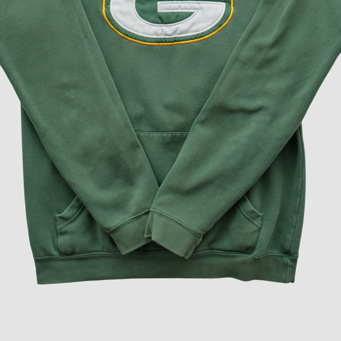 Green Bay Packers NFL 2000s Hooded Pullover Sweatshirt - Green Pullover