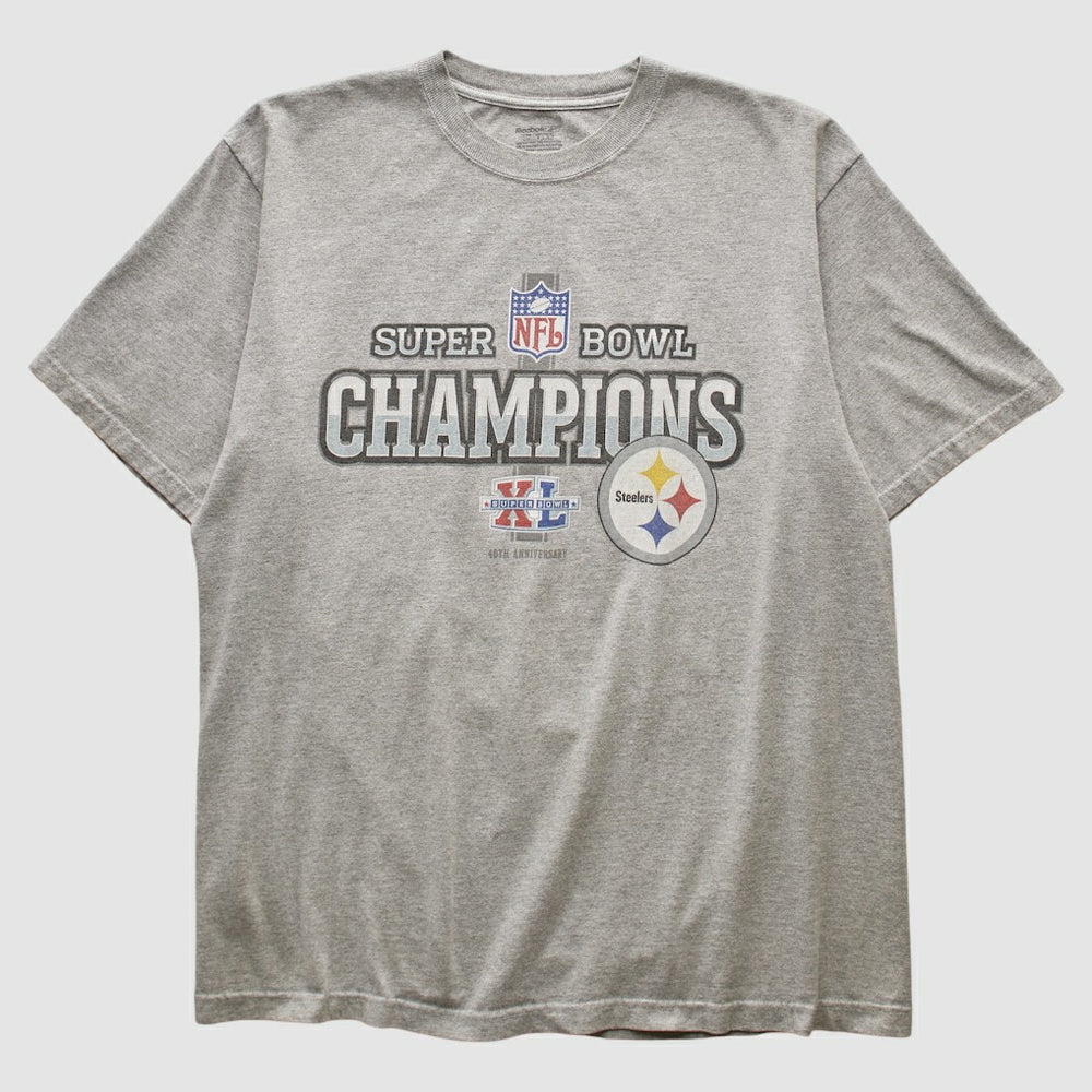 Pittsburgh Steelers Reebok 2006 T-shirt - Heather Gray T-shirts