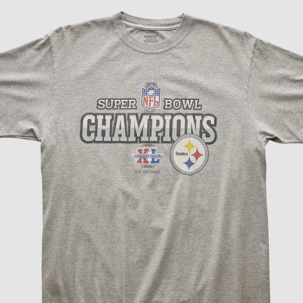 Pittsburgh Steelers Reebok 2006 T-shirt - Heather Gray T-shirts