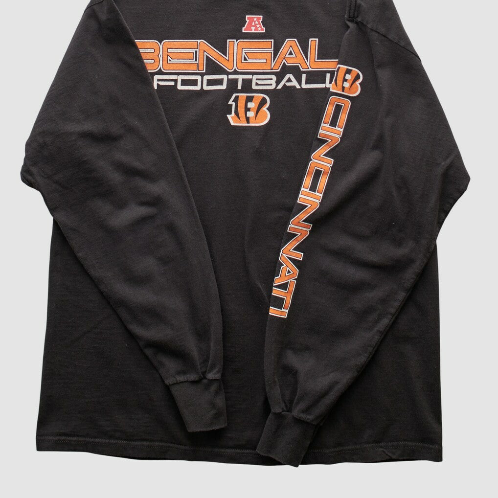 Cincinnati Bengals NFL 2000s Long Sleeve T-shirt - Black T-shirts