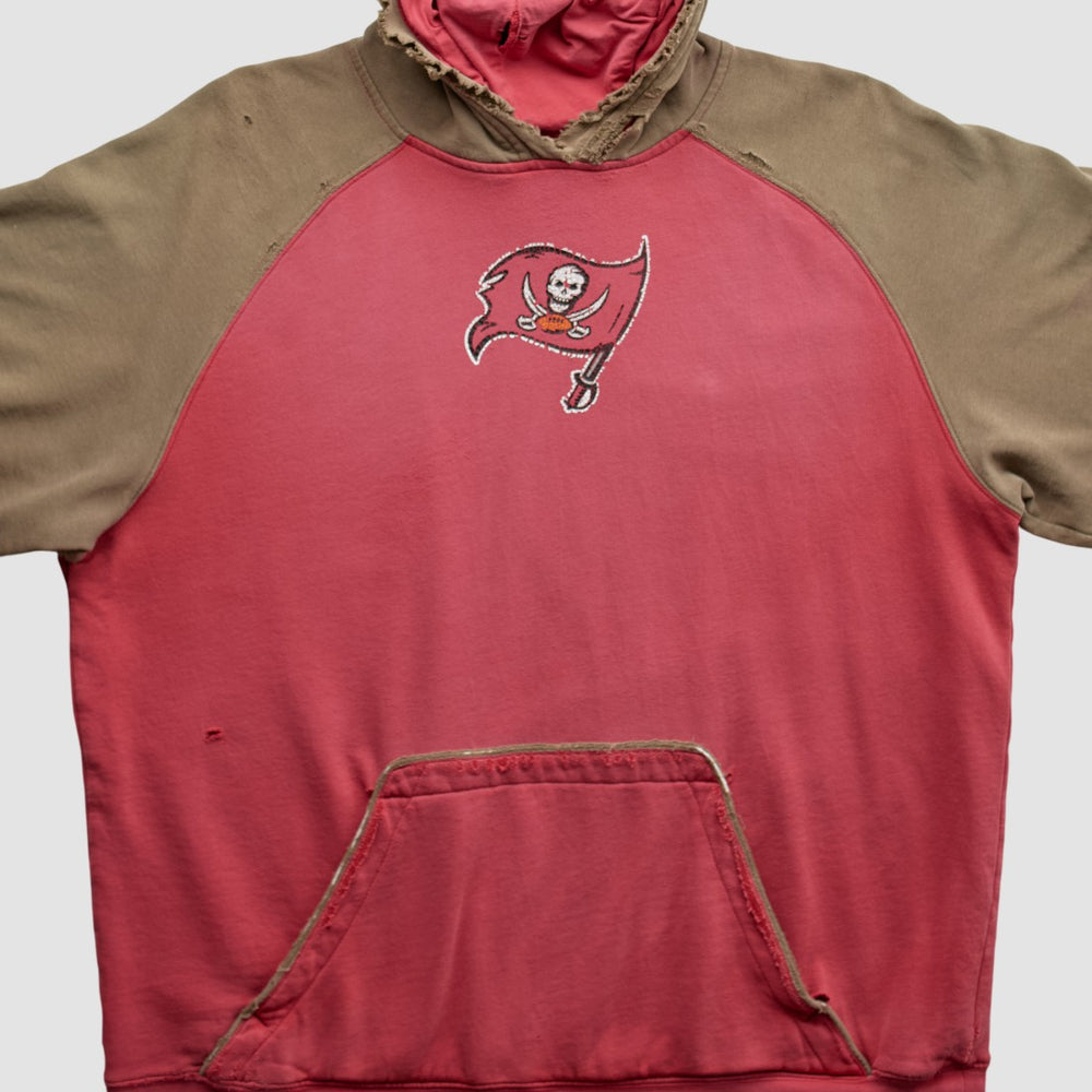 Tampa Bay Buccaneers Reebok 2000s Hooded Pullover Sweatshirt - Red Pullover