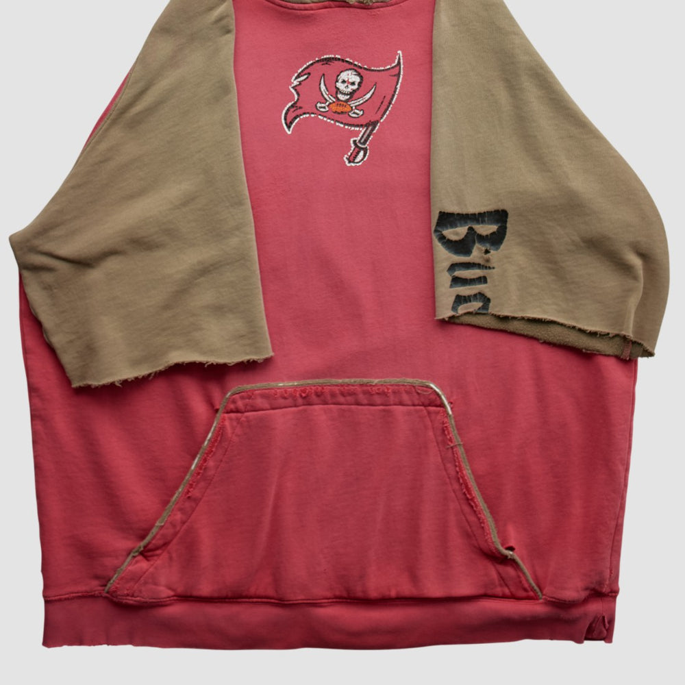 Tampa Bay Buccaneers Reebok 2000s Hooded Pullover Sweatshirt - Red Pullover