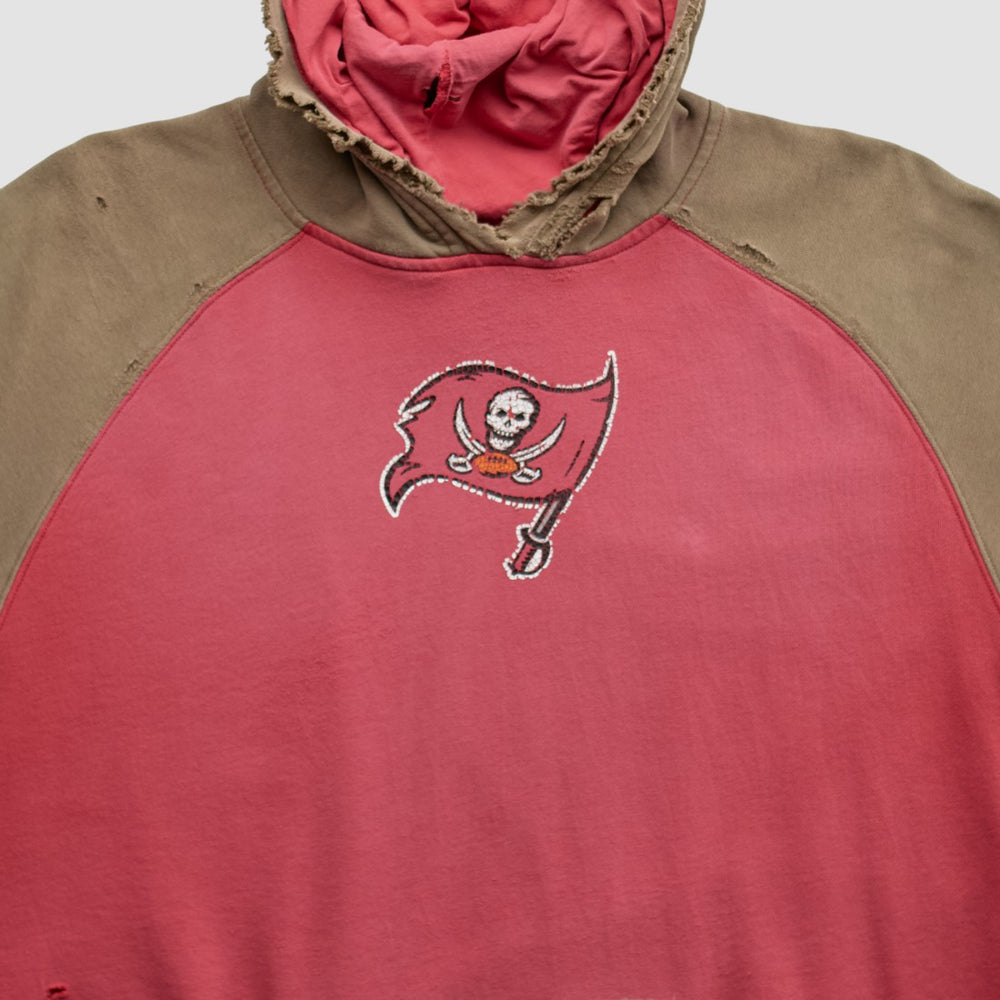 Tampa Bay Buccaneers Reebok 2000s Hooded Pullover Sweatshirt - Red Pullover