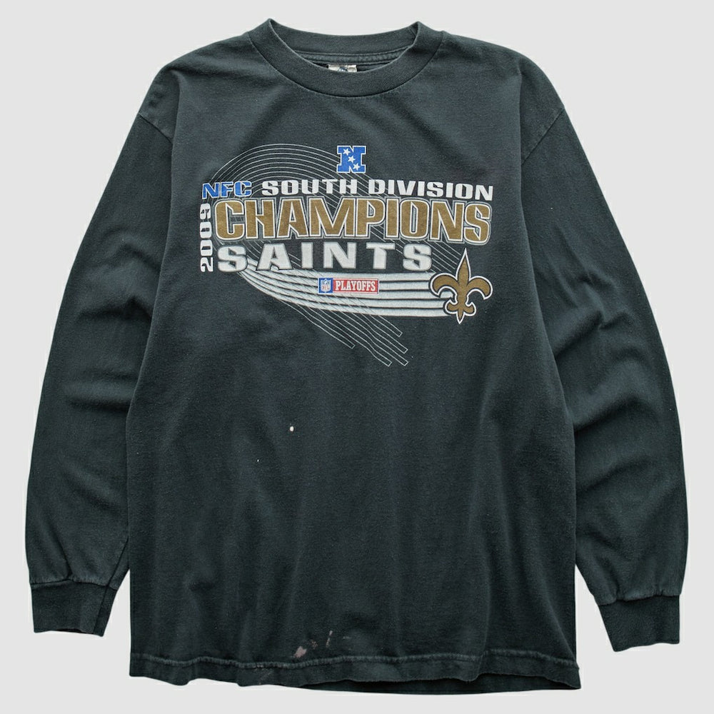 New Orleans Saints Alstyle Apparel 2009 Long Sleeve T-shirt - Black T-shirts