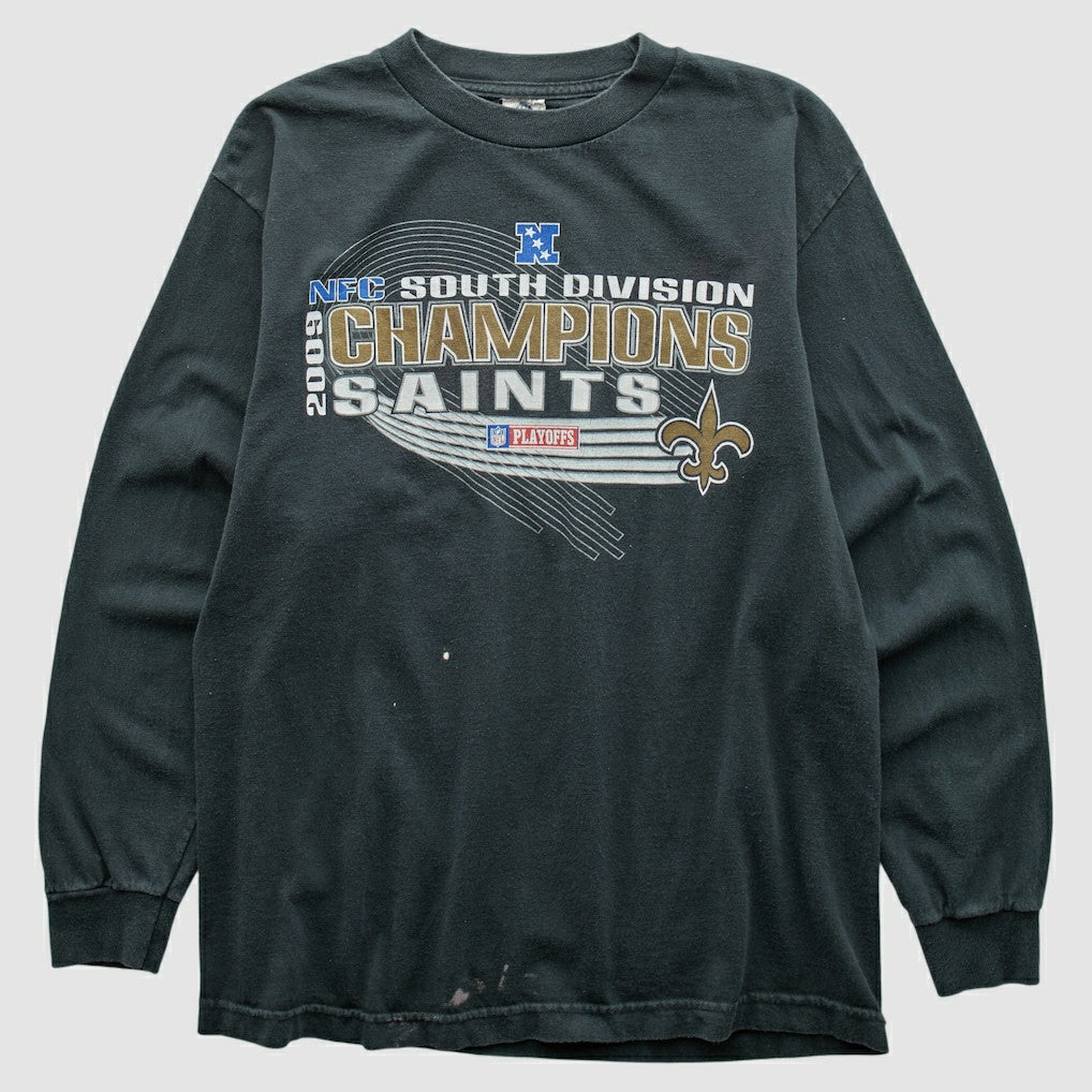 New Orleans Saints Alstyle Apparel 2009 Long Sleeve T-shirt - Black T-shirts