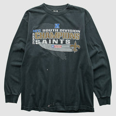 New Orleans Saints Alstyle Apparel 2009 Long Sleeve T-shirt - Black T-shirts