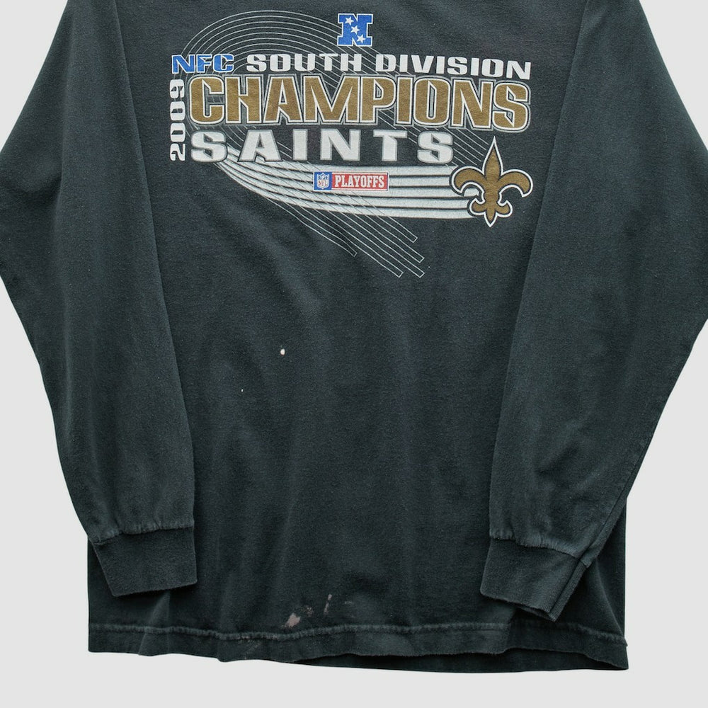 New Orleans Saints Alstyle Apparel 2009 Long Sleeve T-shirt - Black T-shirts