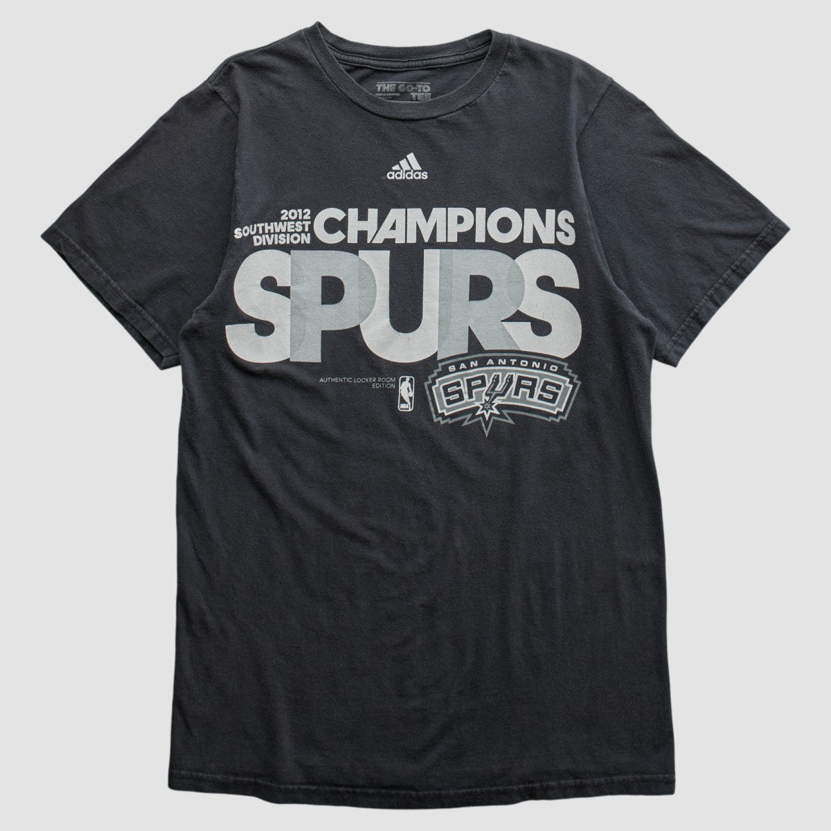 San Antonio Spurs 2012 T-shirt Black Vintage - Adidas
