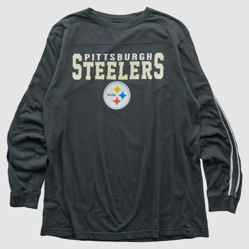 Pittsburgh Steelers Team Edition Apparel 2000s Long Sleeve T-shirt - Charcoal T-shirts