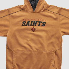New Orleans Saints 2000s Hooded Pullover Sweatshirt - Tan Pullover