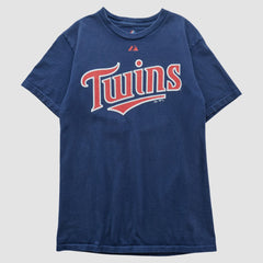 Minnesota Twins Majestic 2010 T-shirt - Navy - Vintage T-shirts
