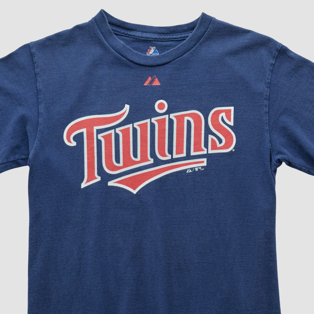Minnesota Twins Majestic 2010 T-shirt - Navy - Vintage T-shirts