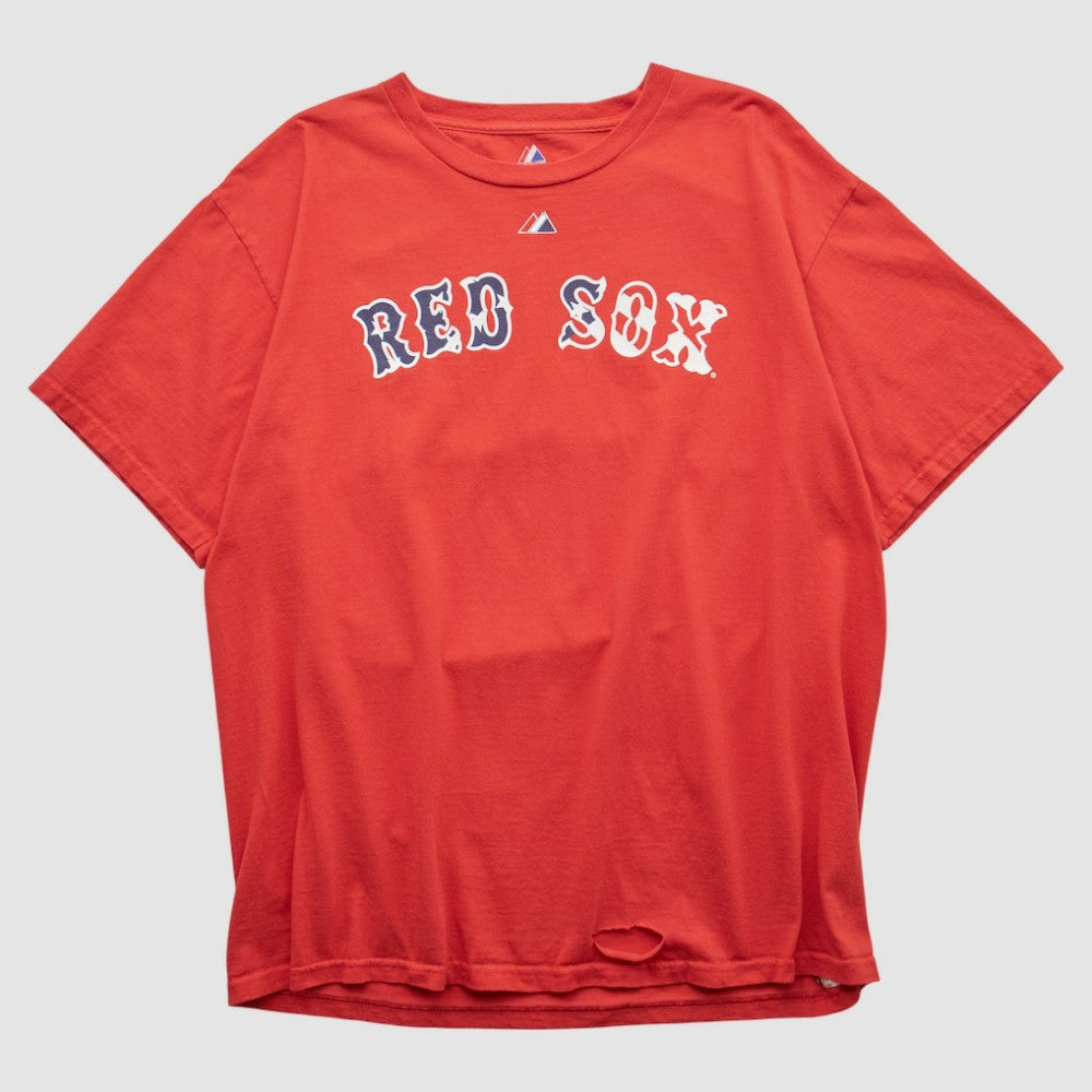 Boston Red Sox Majestic 2010s T-shirt - Red - Vintage T-shirts