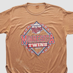Minnesota Twins Champion 90s T-shirt - Tan - XVintage T-shirts