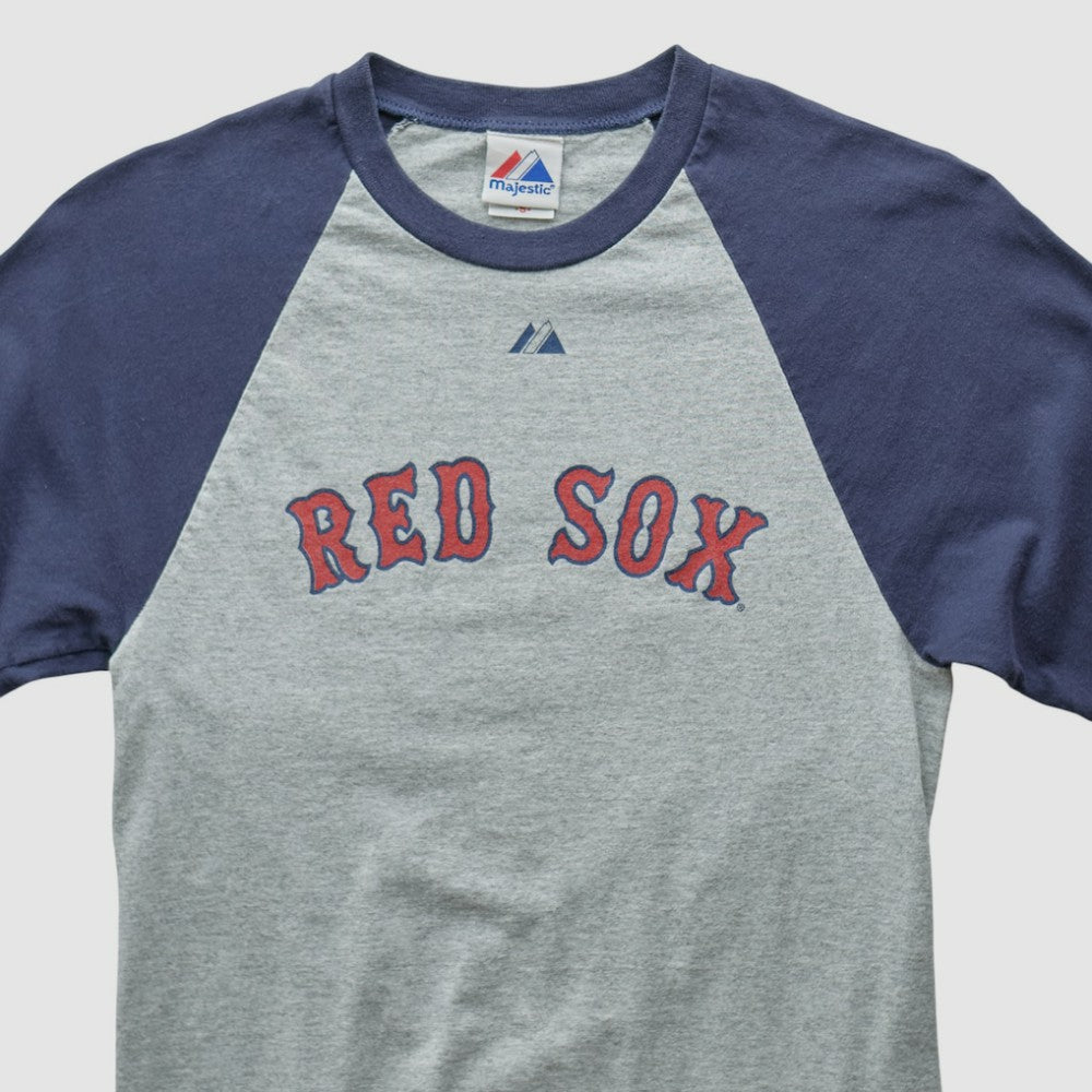 Boston Red Sox Majestic 2009 T-shirt - Heather Gray - XXVintage T-shirts