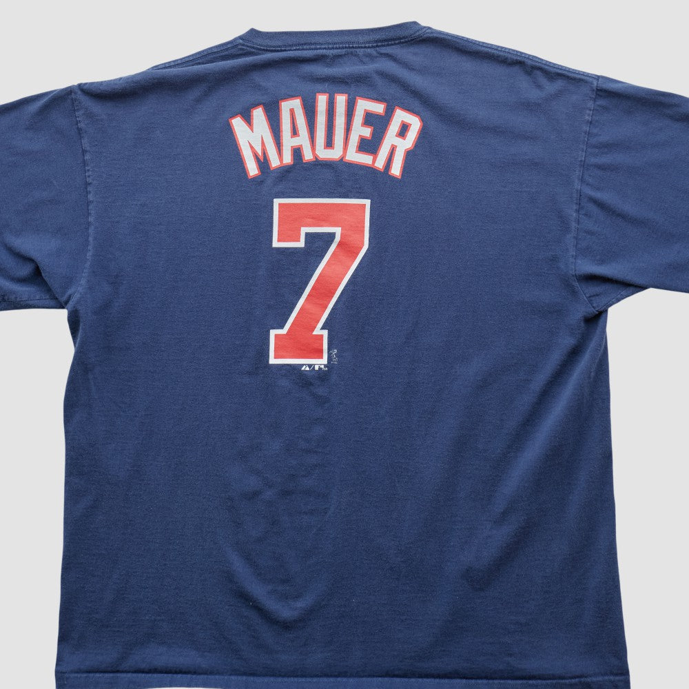 Minnesota Twins Majestic 2000s T-shirt - Navy - 2XVintage T-shirts
