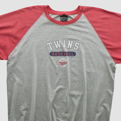 Minnesota Twins Gear For Sports 2000s T-shirt - Heather Gray - Vintage T-shirts