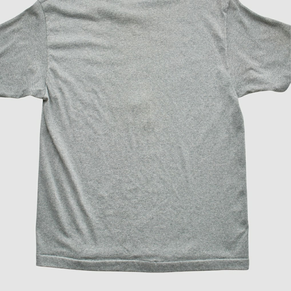 Charlotte Hornets Trench 90s T-shirt Heather Gray Vintage - Vintage