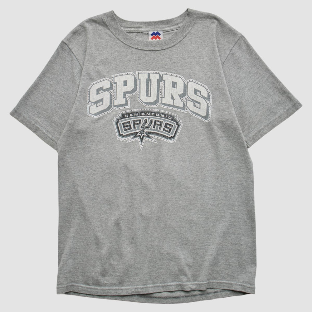 San Antonio Spurs Majestic 2000s T-shirt Heather Gray Vintage - Vintage
