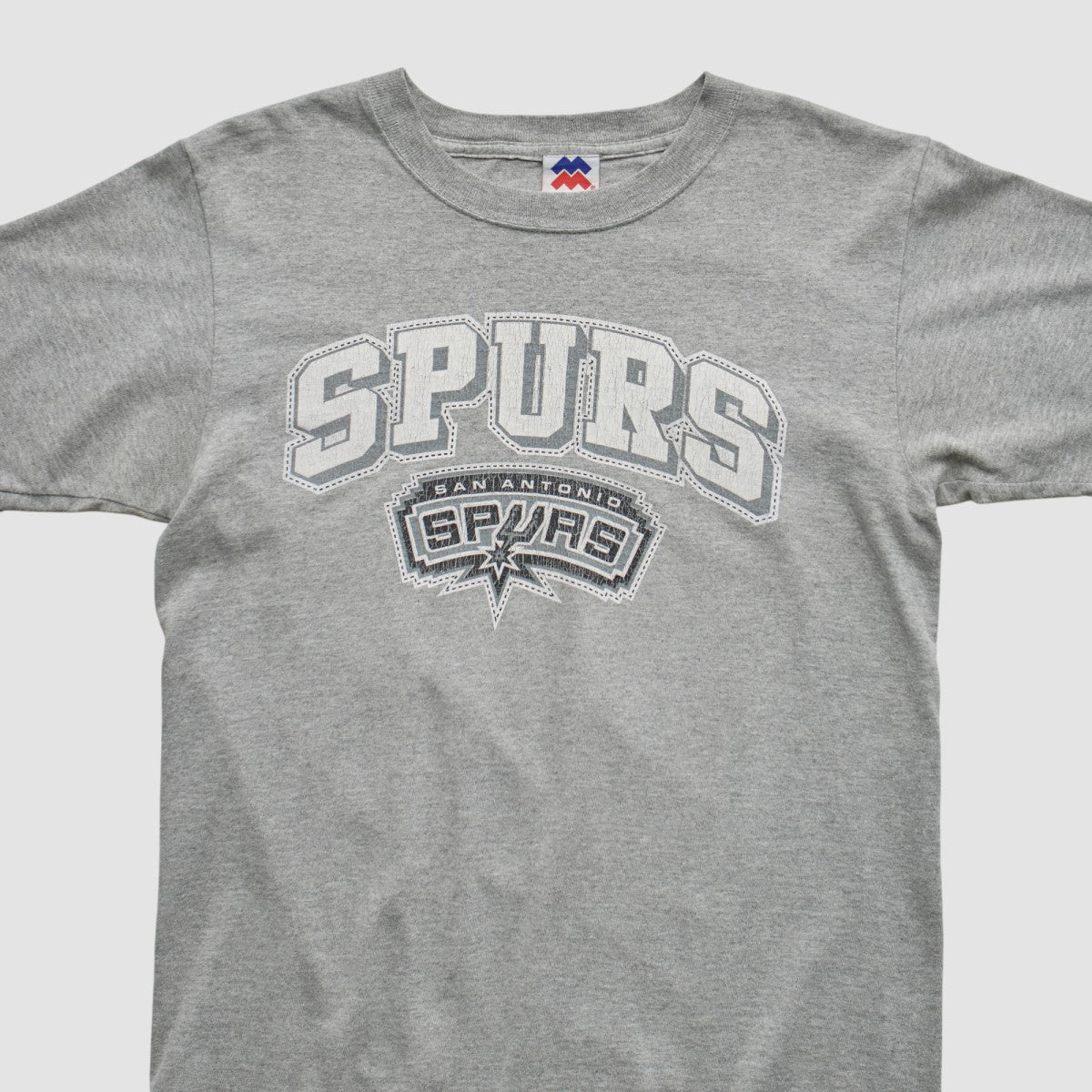 San Antonio Spurs Majestic 2000s T-shirt Heather Gray Vintage - Vintage