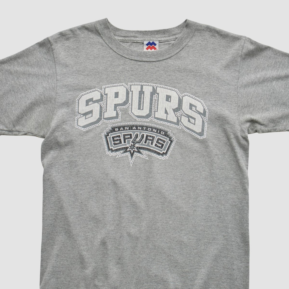 San Antonio Spurs Majestic 2000s T-shirt Heather Gray Vintage - Vintage
