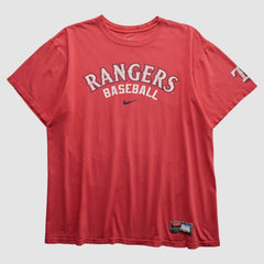 Texas Rangers Nike 2000s T-shirt - Red - Vintage T-shirts