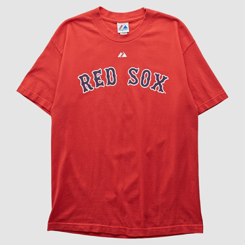 Boston Red Sox Majestic 2010 T-shirt - Red - Vintage T-shirts