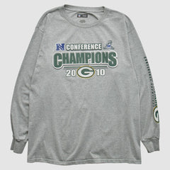 Green Bay Packers NFL 2010 Long Sleeve T-shirt - Heather Gray T-shirts
